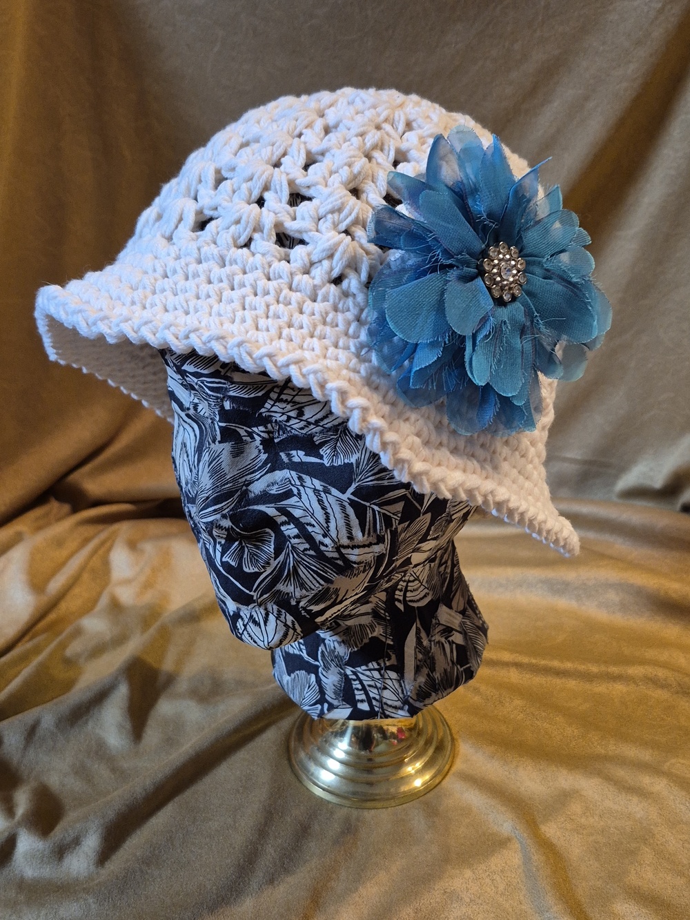 Classic Vintage Look•Handmade•Summer Crochet ☀️ Bucket Hat